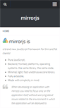 Mobile Screenshot of mirrorjs.com